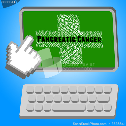 Image of Pancreatic Cancer Indicates Cancerous Growth And Adenocarcinoma