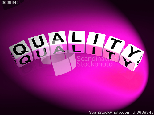Image of Quality Dice Mean Qualities Traits and Aspects