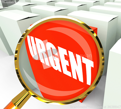 Image of Urgent Packet Refers to Urgency Priority and Critical