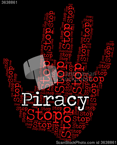 Image of Stop Piracy Shows No Intellectual And Forbidden