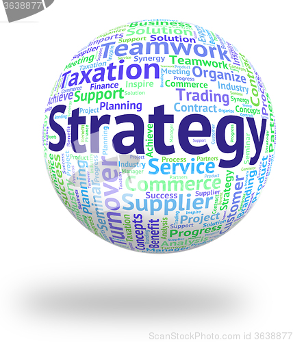 Image of Strategy Word Represents Planning Strategies And Innovation