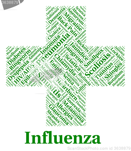 Image of Influenza Sickness Means Poor Health And Afflictions