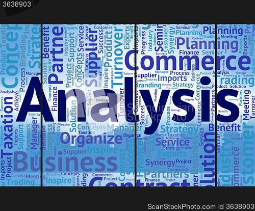 Image of Analysis Word Represents Analyzing Investigation And Wordcloud