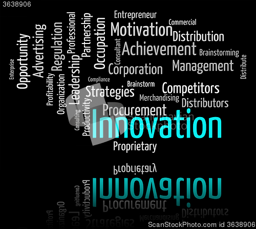 Image of Innovation Word Indicates New Idea And Improve