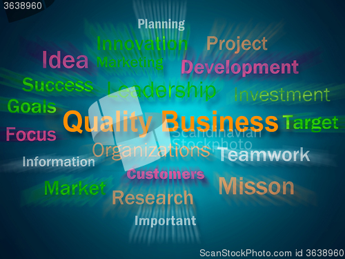 Image of Quality Business Brainstorm Displays Excellent Company Reputatio