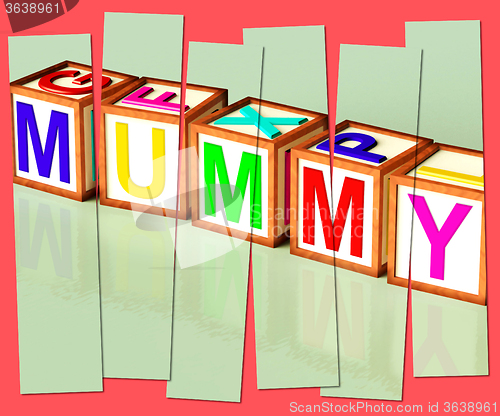 Image of Mummy Word Mean Mum Parenthood And Children