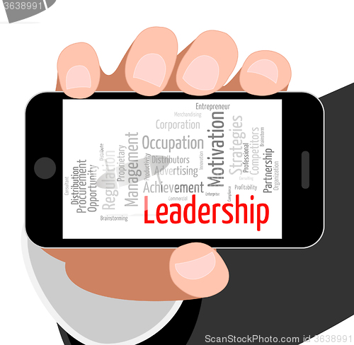 Image of Leadership Word Means Authority Words And Led