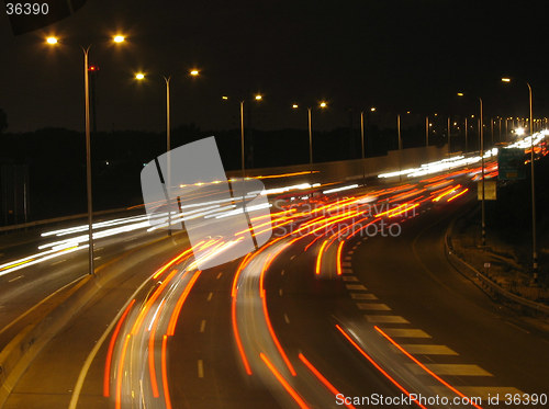 Image of Night traffic