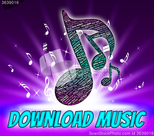 Image of Download Music Shows Sound Track And Data