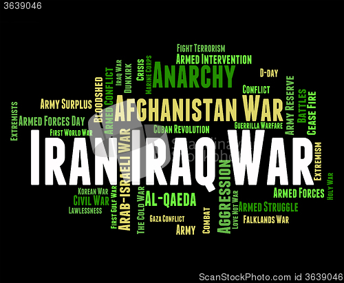 Image of Iran Iraq War Means Military Action And Iranian