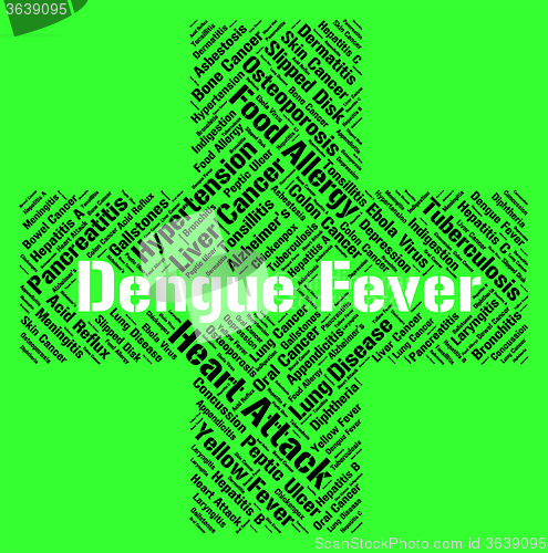 Image of Dengue Fever Shows High Temperature And Attack