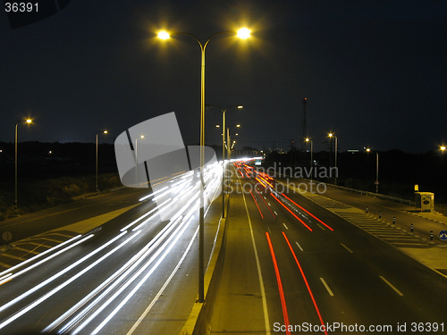 Image of Night traffic