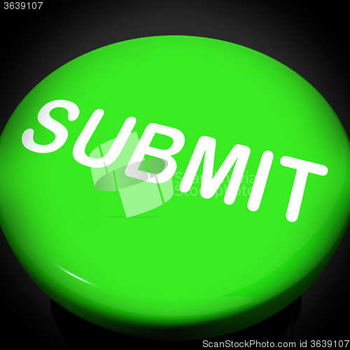 Image of Submit Switch Shows Submitting Submission Or Application