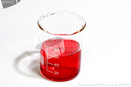 Image of Red fluid