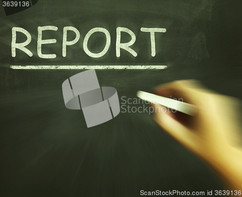 Image of Report Chalk Means Research Summary And Presenting Findings