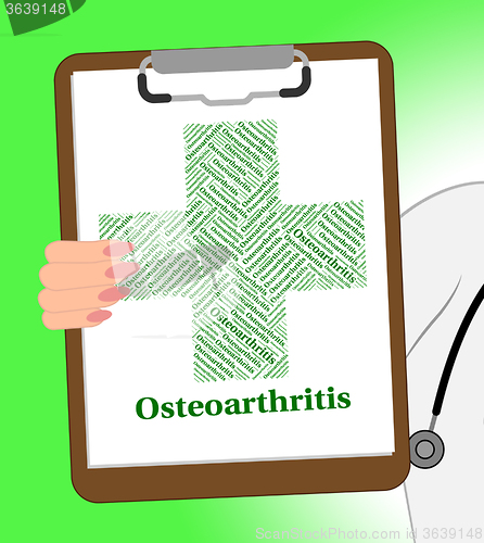 Image of Osteoarthritis Illness Indicates Degenerative Joint Disease And