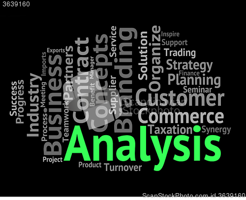 Image of Analysis Word Means Investigates Analyse And Wordcloud