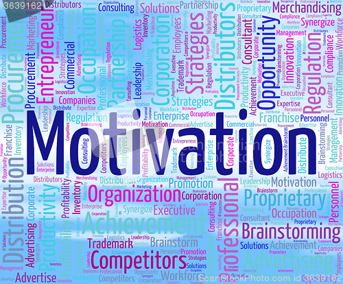 Image of Motivation Word Represents Do It Now And Motivate