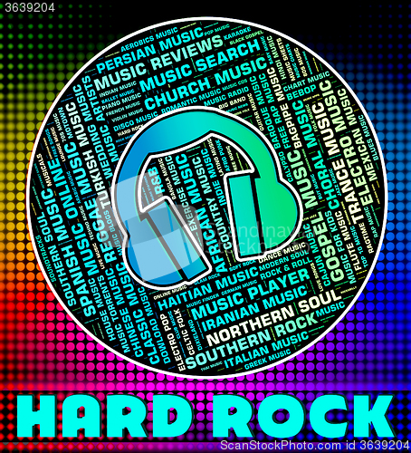 Image of Hard Rock Shows Glam Metal And Audio