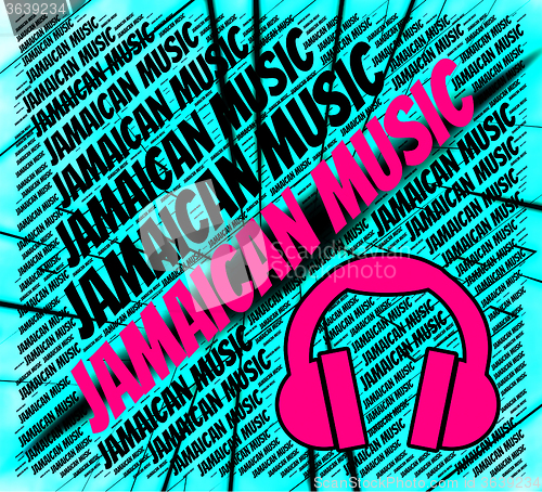 Image of Jamaican Music Means Sound Tracks And Audio