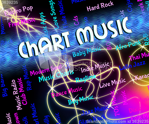 Image of Chart Music Shows Sound Tracks And Audio