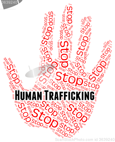 Image of Stop Human Trafficking Indicates Forced Marriage And Crime