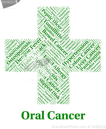 Image of Oral Cancer Shows Poor Health And Afflictions