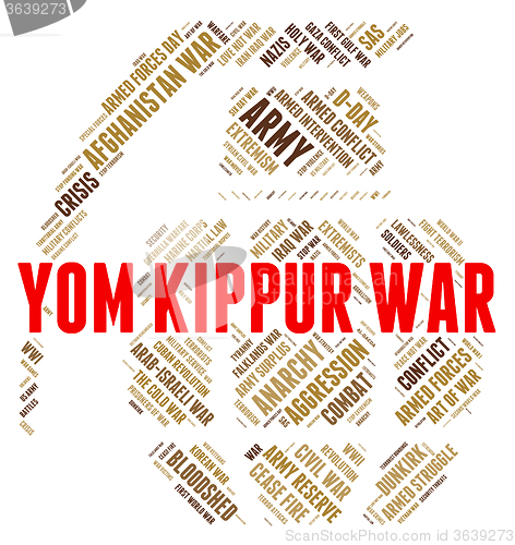 Image of Yom Kippur War Indicates Military Action And Israeli