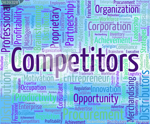 Image of Competitors Word Shows Opponent Wordclouds And Opposition