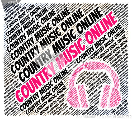 Image of Country Music Online Shows Web Site And Audio