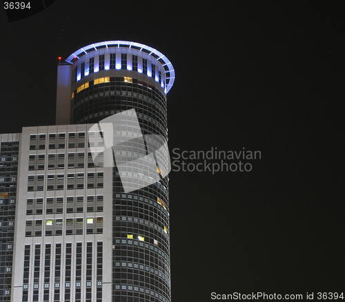 Image of Corporate building at night