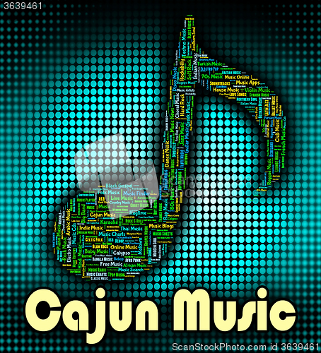 Image of Cajun Music Indicates French Canadian And Audio