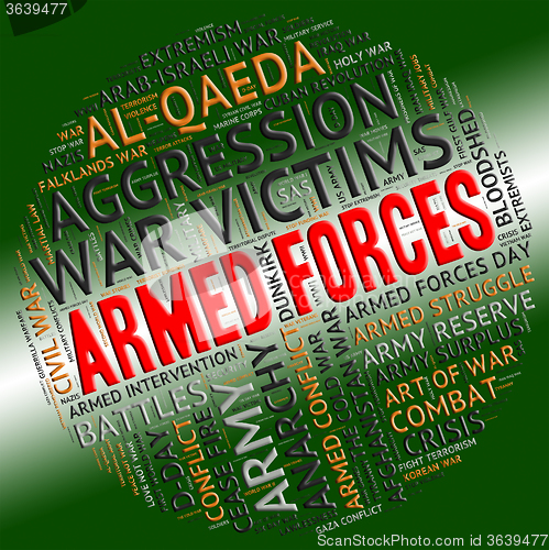 Image of Armed Forces Shows Military Service And Arms