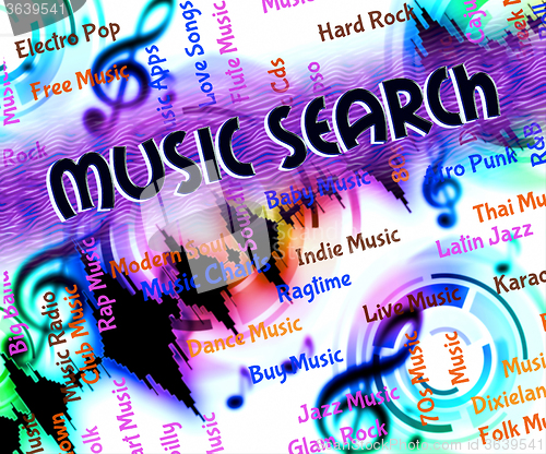 Image of Music Search Shows Sound Track And Acoustic