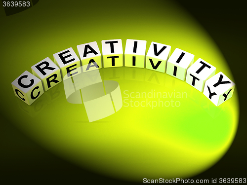 Image of Creativity Letters Mean Inventiveness Inspiration And Ideas