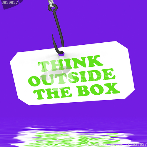 Image of Think Outside The Box On Hook Displays  Imagination And Creativi