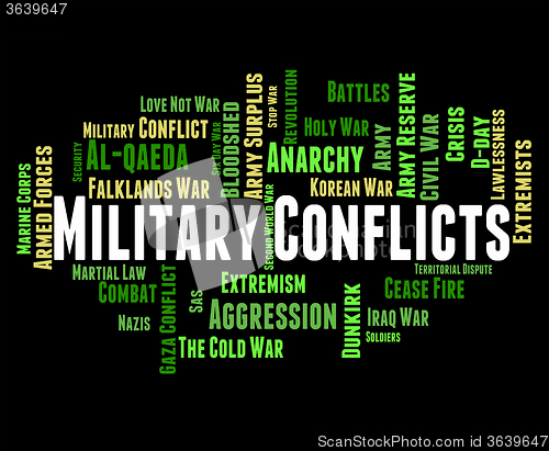 Image of Military Conflicts Shows Combat Defence And Fighting