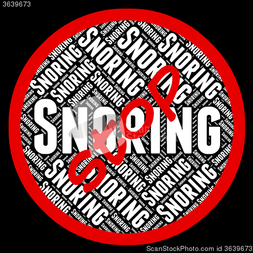 Image of Stop Snoring Means Obstructive Sleep Apnea And Caution