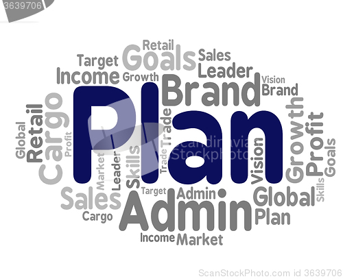 Image of Plan Word Represents Project Proposition And Agenda