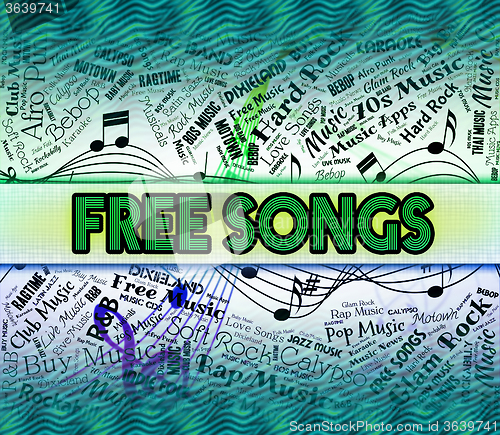 Image of Free Songs Represents Sound Track And Freebie