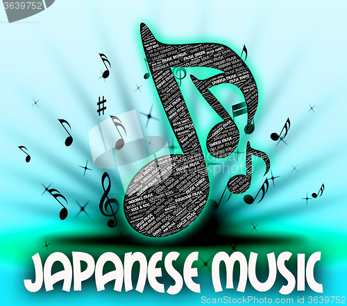 Image of Japanese Music Indicates Sound Track And Harmonies