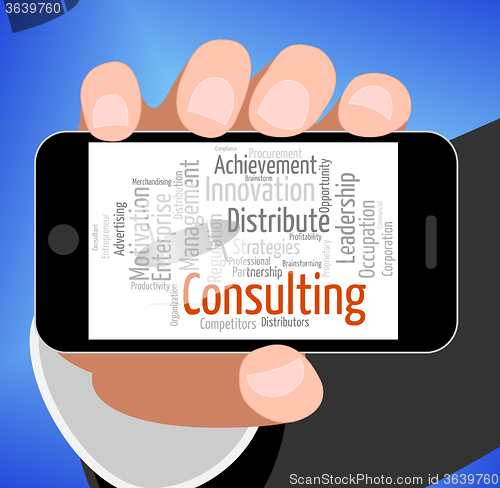 Image of Consulting Word Means Take Counsel And Consultation