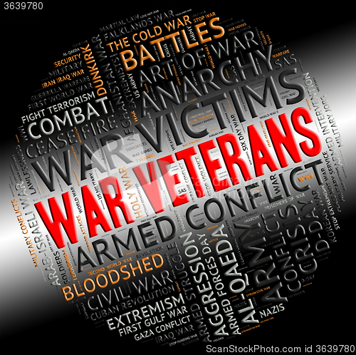 Image of War Veterans Indicates Military Conflicts And Combat