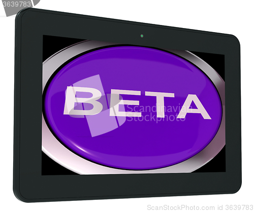 Image of Beta Switch Shows Development Or Demo Version