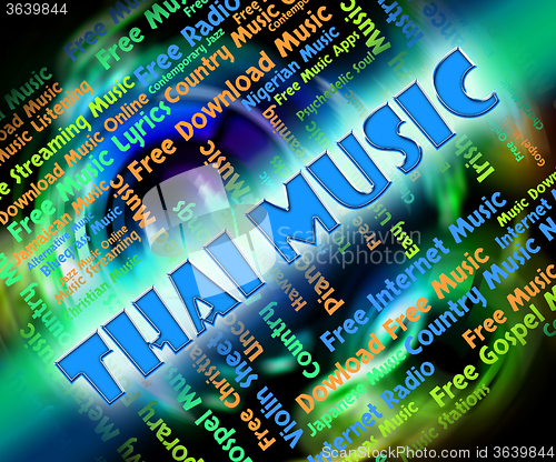 Image of Thai Music Shows Sound Track And Acoustic