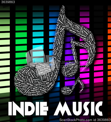 Image of Indie Music Means Sound Track And Audio