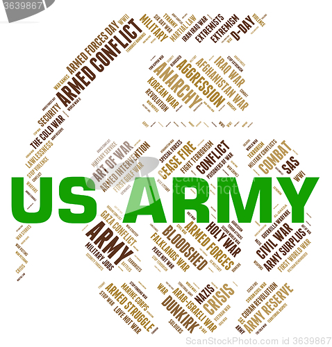 Image of Us Army Indicates The United States And Department