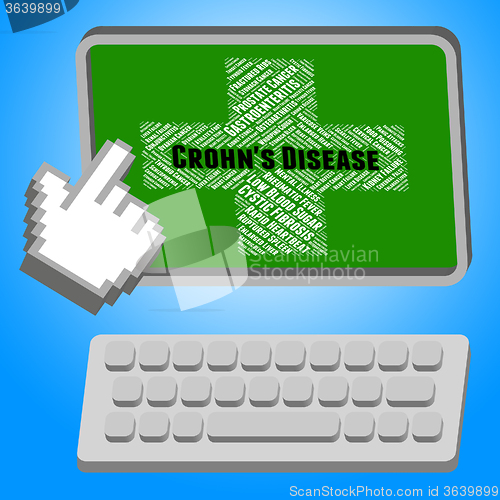 Image of Crohn\'s Disease Means Ill Health And Ileitis