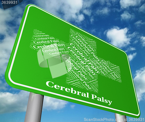 Image of Cerebral Palsy Shows Ill Health And Ailment