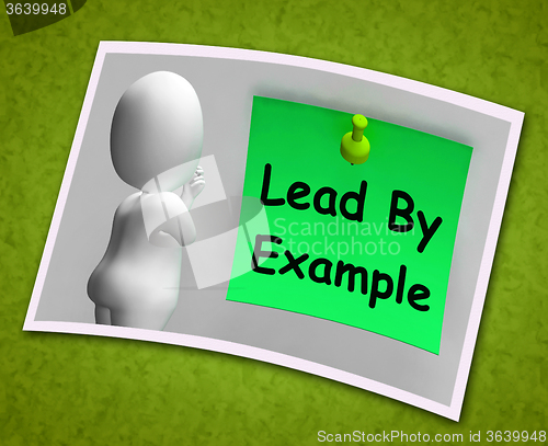 Image of Lead By Example Photo Means Mentor And Inspire